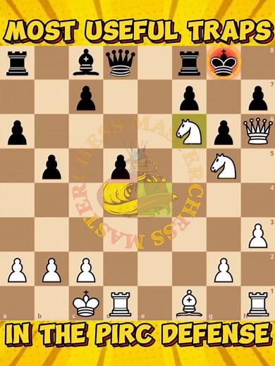 3.5K views · 138 reactions | MOST USEFUL TRAPS IN THE PIRC DEFENSE ♟️ #ChessMaster | Chess Master | Facebook