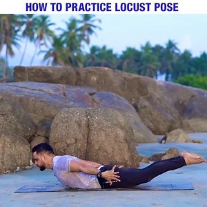 Locust pose or the 'Salabhasana' strengthens and increases the flexibility of the spine, legs, buttocks, and all the muscles surrounding the ribs and upper torso. Additionally, lying on the belly creates pressure that positively stimulates the abdominal organs. This provides relief from indigestion, constipation, and flatulence. | Crazy Yogi