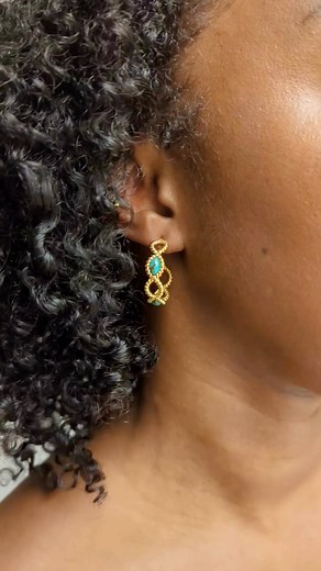 Giving total grecian goddess vibes, how perfect are these hoops for summer? 😍 Tap to shop ✨ | Carrie Elizabeth Jewellery