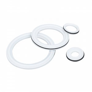 [Hot Item] PTFE Enveloped EPDM FKM Rubber Sanitary Tri-Clamp Gaskets