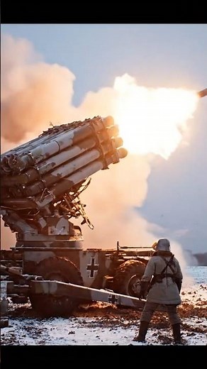 Nazi Germany's Nebelwerfer 41 (Multiple Rocket Launcher)