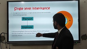 Activity : PPT Cum On Digital Board Presentation on Java Programming Batch : BCA AKU (22-25) 3rd Sem Topic : Inheritance in JAVA Faculty:- Raju Upadhyay sir Excellent explanation! Keep on performing in the future too | Cimage College, Patna | Facebook