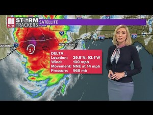 Tracking Hurricane Delta: Storm slams ashore, may bring rain to metro Atlanta this weekend