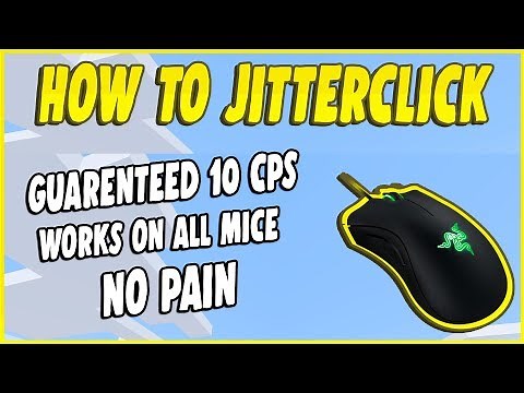 How To Jitterclick Like a PRO in MINECRAFT or FORTNITE!