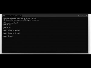 Tool Command Language: Logical operators
