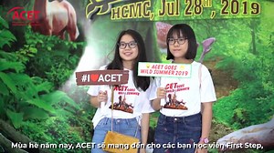 ACET SUMMER CAMP 2021 - BỨT PHÁ TIẾNG ANH MÙA HÈ ▶️ Bên cạnh việc tìm một trung tâm tiếng Anh tốt với giảng viên bản ngữ giàu kinh nghiệm, giáo trình chuẩn quốc tế cùng môi trường học tập chuyên nghiệp thì việc học #tập_trung và #liên_tục là cũng là yếu tố quyết định việc học tiếng Anh có hiệu quả hay không. Vì vậy, mùa hè là thời điểm tuyệt vời dành cho các bạn học sinh bứt phá khả năng tiếng Anh của mình. 🔹 Hiểu được điều này, ACET - Trung tâm đào tạo Anh ngữ Úc với hơn 17 năm kinh nghiệm tro