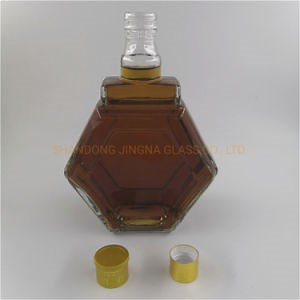 [Hot Item] Hot Sale 750ml Heart Shaped Crystal Glass Bottle for Wine/Liquor/Vodka/Brandy /Whikey