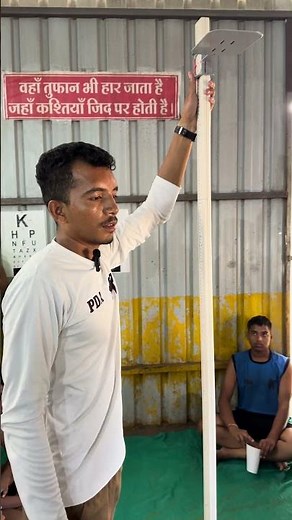 Army Height Measurement and Medical Test