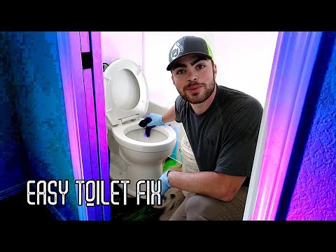 How To Fix TOILET Leaking At BASE. Pull-RESET Universal. EASY. FAST