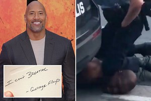 ‘The Rock’ unleashes rage at ‘ongoing disease of racism’ over cop killing