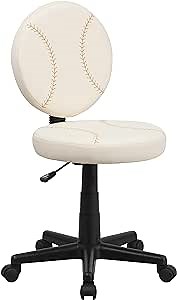 Flash Furniture Jonathan Baseball Swivel Task Office Chair
