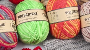 Wool Variegated Soft Multicolor Yarn - Worsted Weight, 3.52oz/100g, 4-ply, Assorted Colors, Perfect for Crocheting and Knitting