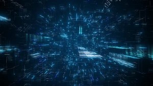 Digital Data Background 4k