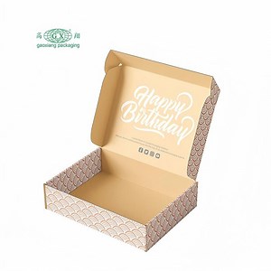 [Hot Item] Customized Colored Mailer Box Packaging Manufacturing Corrugated Boxes Durable Apparel Packaging Boxes