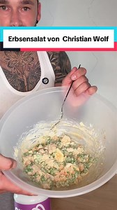 Erbsensalat von More 😀#christianwolf #icedcoffe #morenutrition @Christian Wolf