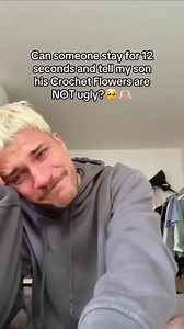 Please leave a nice comment to support him 🙏🏻❤️ #usa #crochet #flowers | Arche Nova