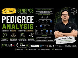 Pedigree Analysis | Complete Concept + PYQs | CSIR NET Life Science 2026 | Saral Genetics