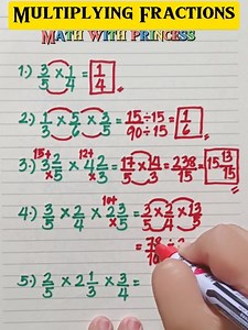 23K views · 265 reactions | How To Multiply Fractions #math #mathwithprincess #mathematics #mathviral #mathlessons #mathtricks | Math with Princess | Facebook