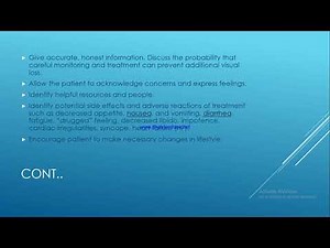 Nursing Care for Glaucoma