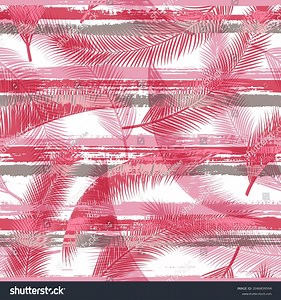 Trendy Coconut Palm Leaves Tree Branches Stock Vector (Royalty Free) 2046839594 | Shutterstock