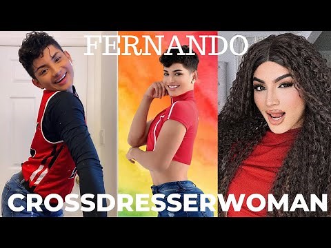A gorgeous gayman crossdressing as a woman to become a famous model in the world