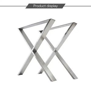 [Hot Item] Table Frames Office Desk Industrial Cast Iron Bench Brackets Modern Furniture X Steel Coffee Dining Metal Table Legs for Table