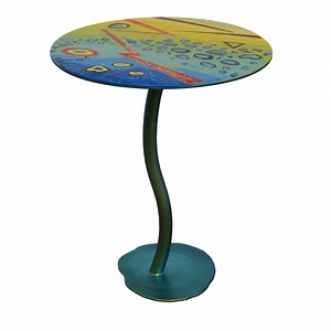 Cromia Multicolor Iron Side Table #2