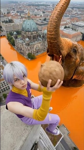 KPOP DEMON HUNTERS Feeding GIANT Animals🥥🐘