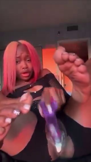 Ebony girl creams all over 😩 #ebony #solo