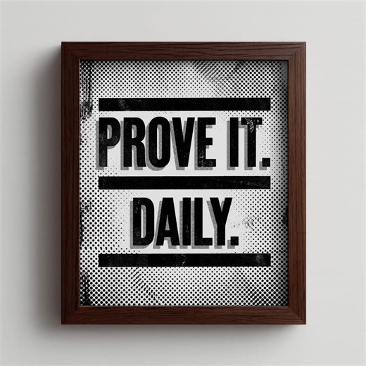Bold Motivational Poster - Typography, Minimalist Design, Industrial Black and White, Digital Print Download - Etsy