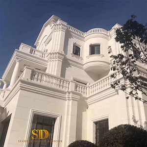 [Hot Item] Elegant White Limestone for Facade Wall Cladding Limestone for Exterior Wall Decoration