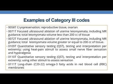 Category III CODES
