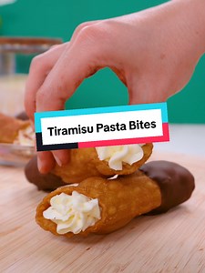 Chocolate Tiramisu Pasta Bites — Crispy Mascarpone Treat