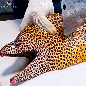 Amazing Grilled Giant Moray Eel Street Seafood | Eat Anywhere