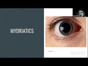 PG Orientation | Mydriatics and miotics | Dr Sanaa Mohammed