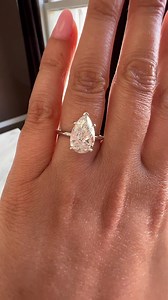3 Carats of Pear-Fection! https://www.adiamor.com/Diamonds/Search/Pear?shape=pear | Adiamor | Facebook