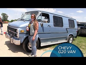 1983 Chevy G20 Custom Van with Amanda Meyer.