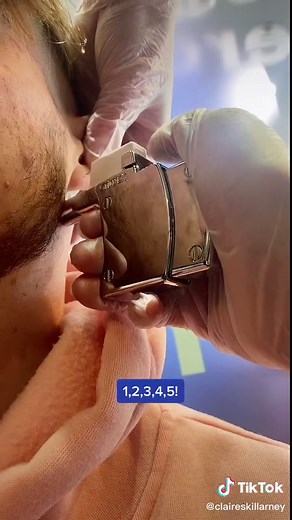 Ear piercing at Claire’s! #clairesaccessories #clairesstores #claireskillarney #kerry #killarney #earpiercing