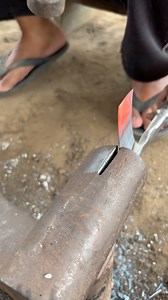 87K views · 81K reactions | Watch how this skilled craftsman shapes a rubber tapping tool by hand. Every hammer strike shows passion, patience, and true craftsmanship. From a small village to the world this is real handmade art! #fypシ゚viralシfypシ゚ #blacksmith #TraditionalBlacksmith #ForgingSteel #Craftsmanship #HandmadeTools #FromIndonesiaToTheWorld #BlacksmithLife #MetalArt #VillageCraft | Rizaldi | Facebook