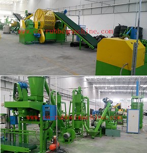 [Hot Item] Auto Waste Tyre Recycling Production Line Machines; Rubber Powder Production Machines