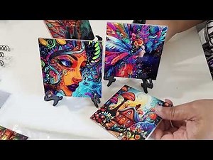 DIY Ceramic Tile Coasters: Sublimation Tutorial