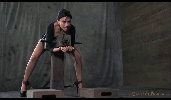sexually broken beretta james (bent over) bondage