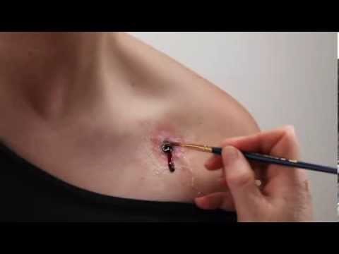 Creating a Bullet Wound With Makeup