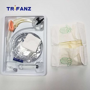 [Hot Item] Disposable Medical Endotracheal Tube Intubation Kit with Et Tube Oropharyngeal Glove Suction Tube and Surgical Pad