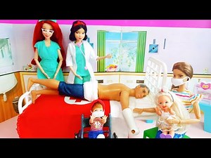 Barbie Doctor Doll Hospital Toy - Nurse Barbie Doll Medical Center Playsets