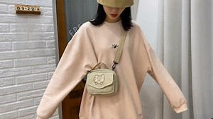 Watch Kawaii Purse Cute Corduroy Crossbody Bag for Girls Bag on Amazon Live