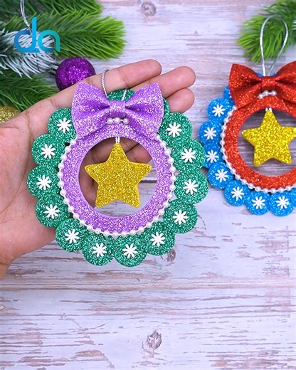6.5K views · 252 reactions | Elevate your holiday spirit with our enchanting Christmas Ornaments and DIY Craft Ideas. Deck the halls with festive Christmas Tree Decorations for a personalized touch that radiates seasonal joy! | DIY Crafts & Art | Facebook
