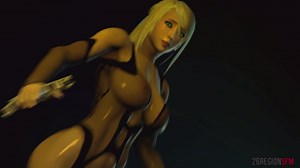 Samus Aran fuck monster