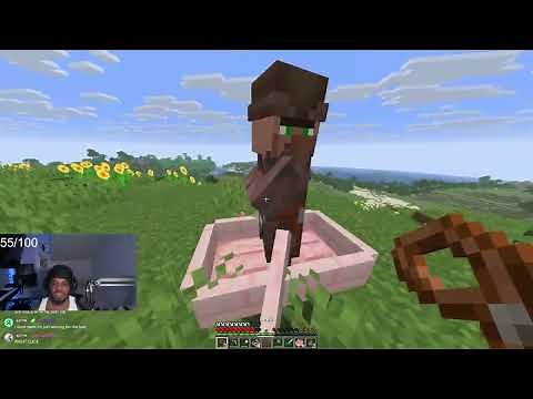 Learning How To Capture Villagers In MINECRAFT | MINECRAFT #3