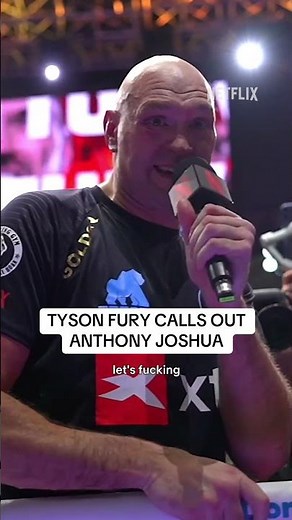 Tyson Fury to Anthony Joshua: “10 years in the making. Let’s fucking dance.” #FuryMakhmudov #Boxing